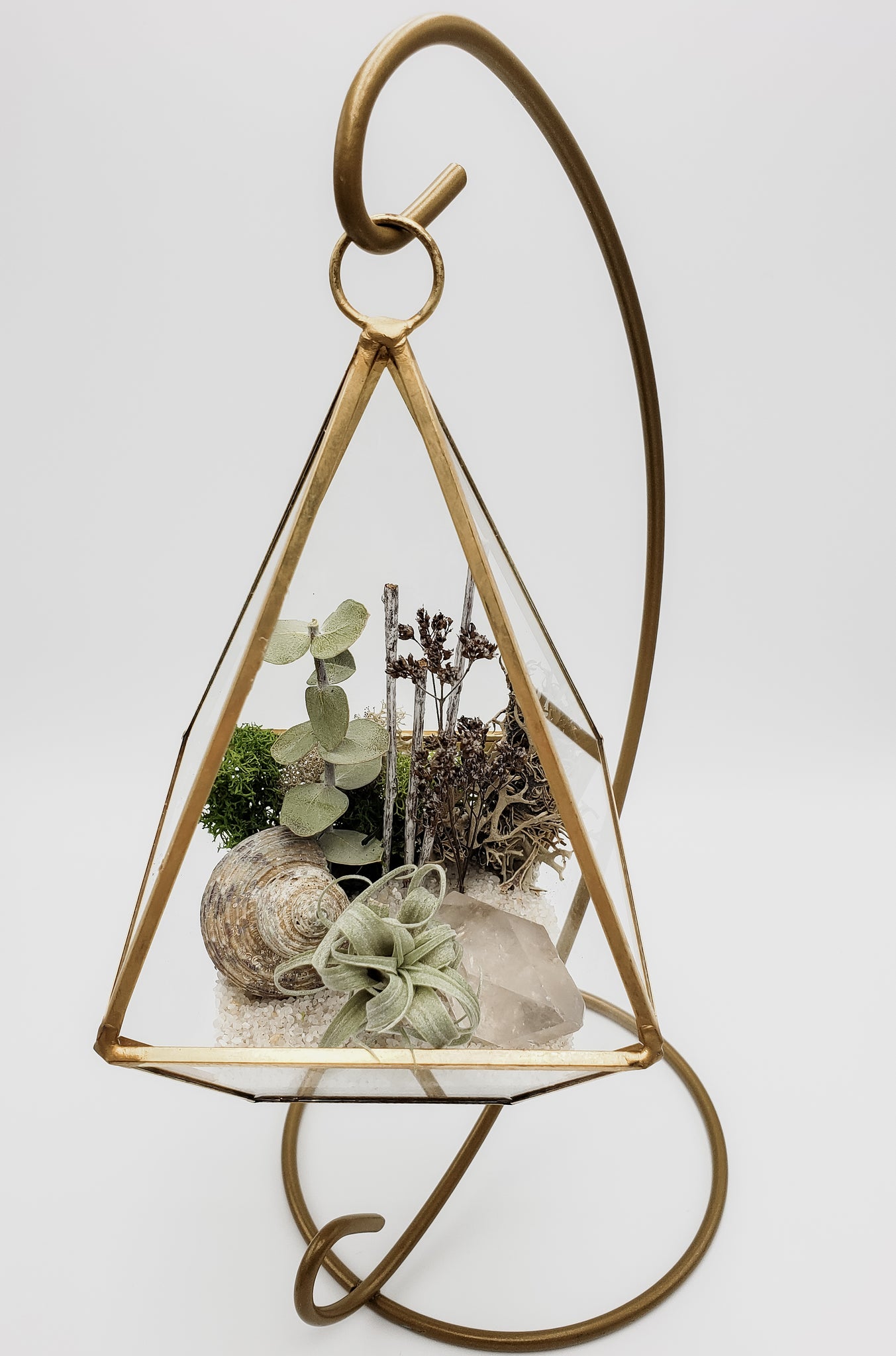 Clear Quartz Air Plant Terrarium