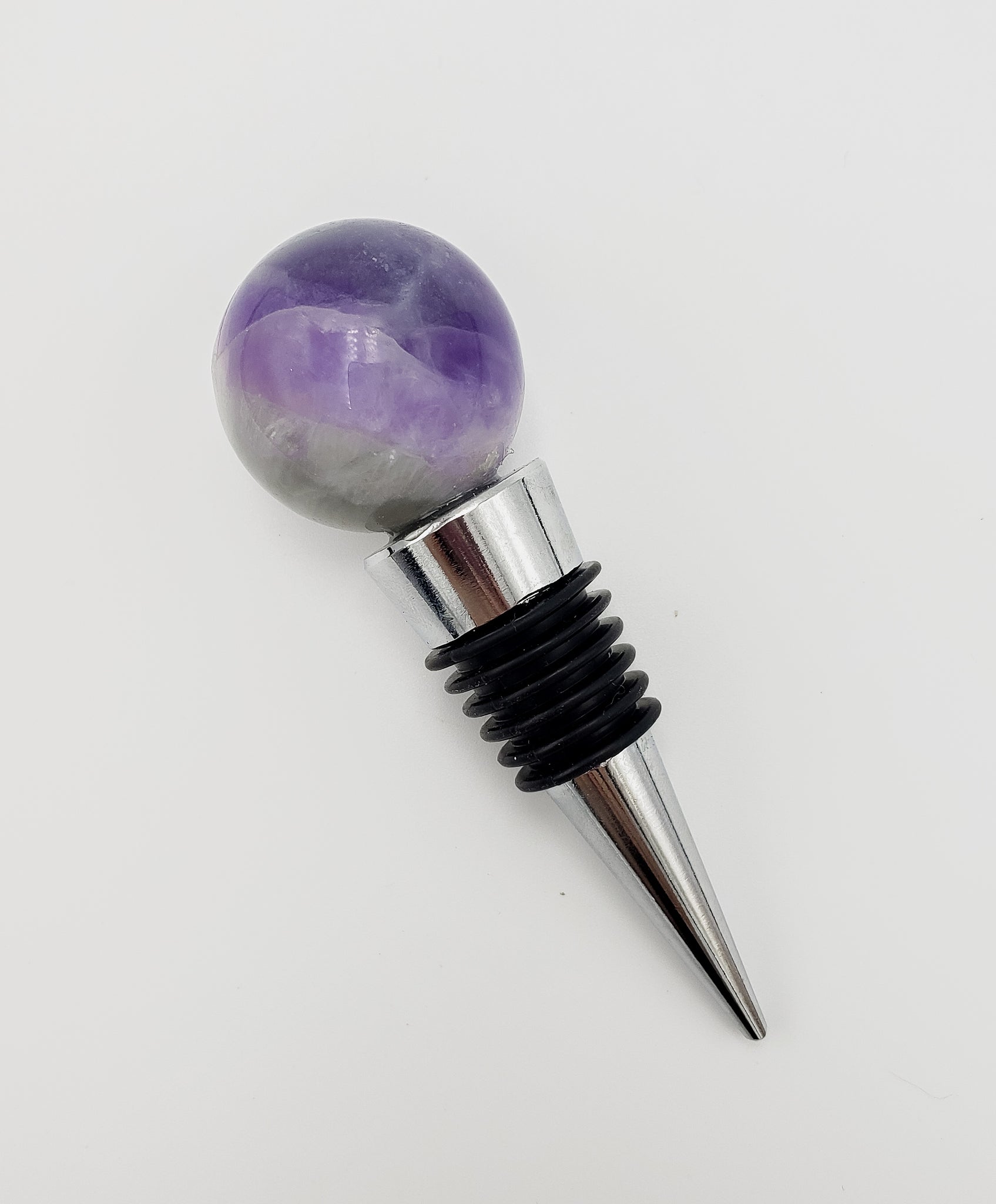 Fluorite Bottle Stopper